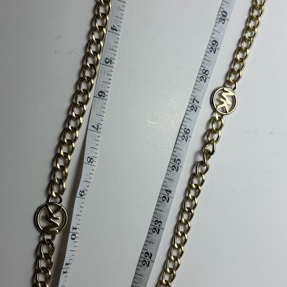 Gold Chain belt by Michael Kors